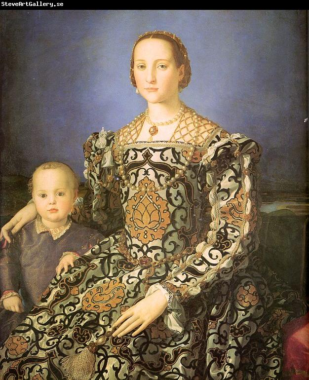 Agnolo Bronzino Eleanora di Toledo with her son Giovanni de' Medici
